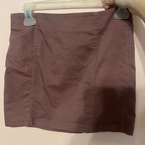 Mauve mini skirt